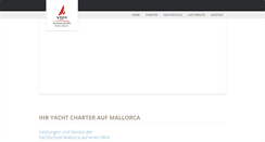 Desktop Screenshot of bavaria-charter-mallorca.com