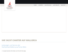 Tablet Screenshot of bavaria-charter-mallorca.com